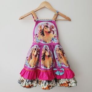 Spirit Movie Horse Girl's Handmade Dress